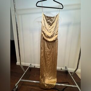 Silky Beaded Gown / Formal Dress